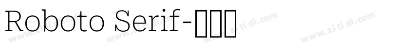 Roboto Serif字体转换